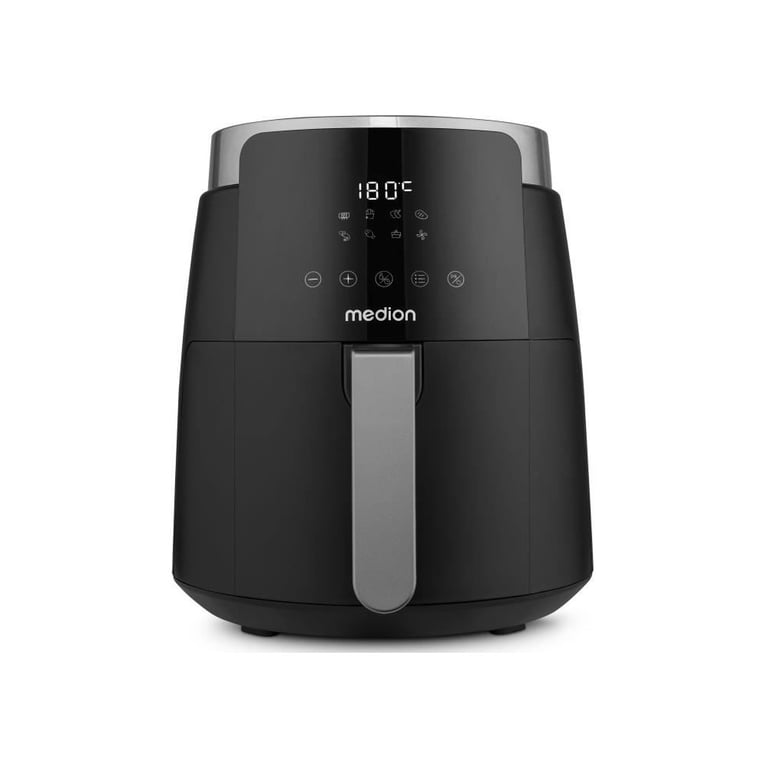 Friteuse à air chaud MEDION MD13030 Acier inoxydable 47 Digitale Airfryer 60 min Jusquà 200°C - vue 3