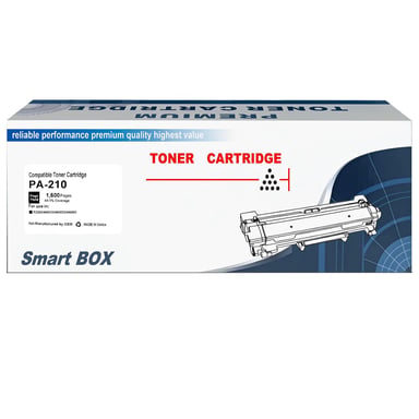 Compatible PA-210 PA210 Cartucho de Tóner PA210E 1600 Páginas para P2500W P2502W P2508W M6500NW M6500N M6500W M6550NW M6552NW M6558NW M6600N M6600NW M6602NW M6608NW Impresora (Negro)