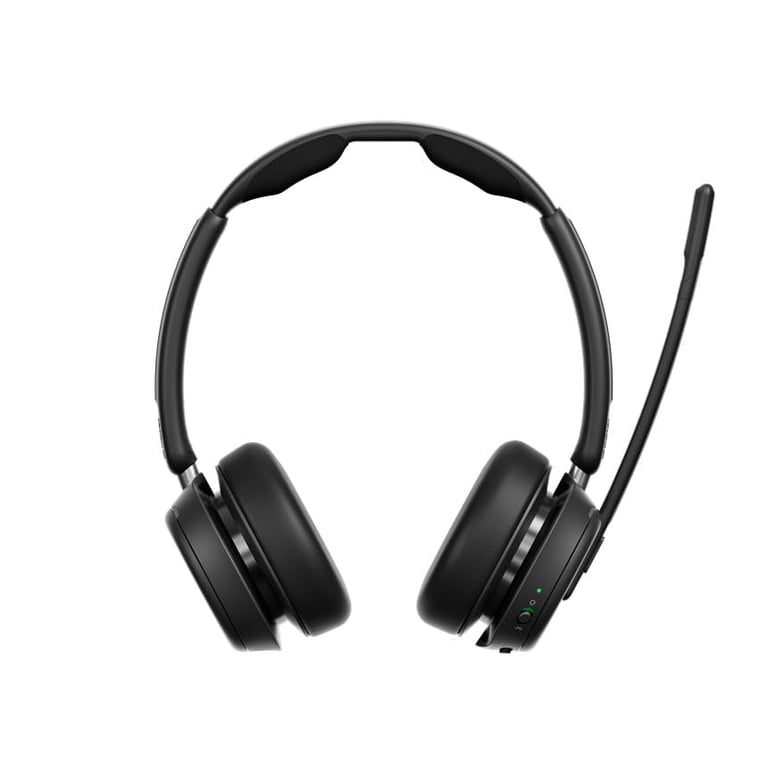 EPOS Impact 1030 Casque sans Fil Mono pour PC avec Micro Anti Bruit AI Voice Clarity Super Wideband Audio Confort Toute la Journée Conçu pour Les Espaces de Bureau Certifié Microsoft Teams