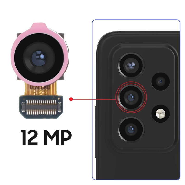 Caméra Ultra Grand Angle Samsung Galaxy A72 12MP - vue 4