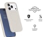Coque renforcée MagSafe iPhone 17 Pro SILICONE 2m Blanc + Garantie à vie Force Case