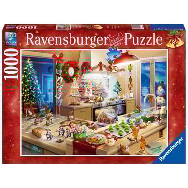 Puzzle de Navidad: Hombres de jengibre - 1000 piezas