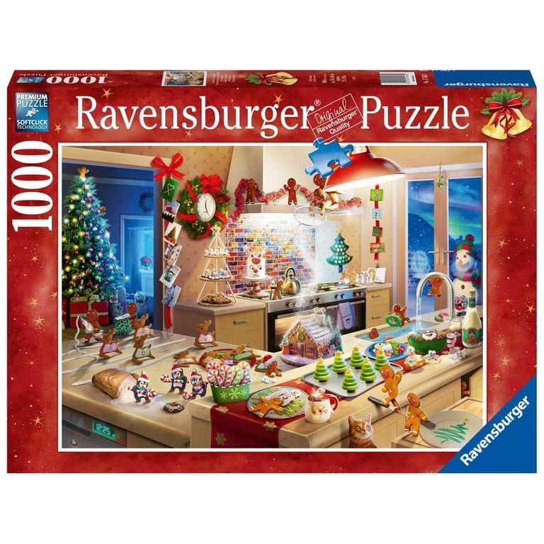 Puzzle 1000 pièces : Les bonhommes en pain d'épices Ravensburger France - vue 2