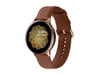 Galaxy Watch Active2 44mm Caja de acero dorado - 4G - Pulsera marrón