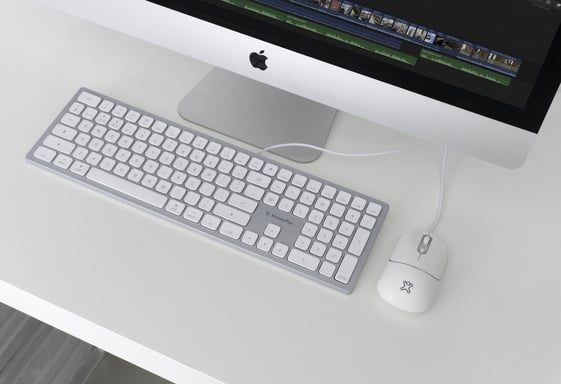 XtremeMac XWH-WMO-83 ratón Oficina Ambidextro USB Tipo C Laser 1600 DPI