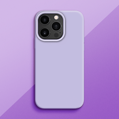 Coque antichoc en gel de silicone doux pour Apple iPhone 13 Pro, Violet Lilas