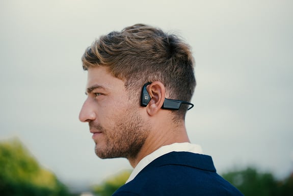 Casque Bluetooth® X-Vibes à conduction osseuse avec Micro Supra-auriculaire Noir Crosscall