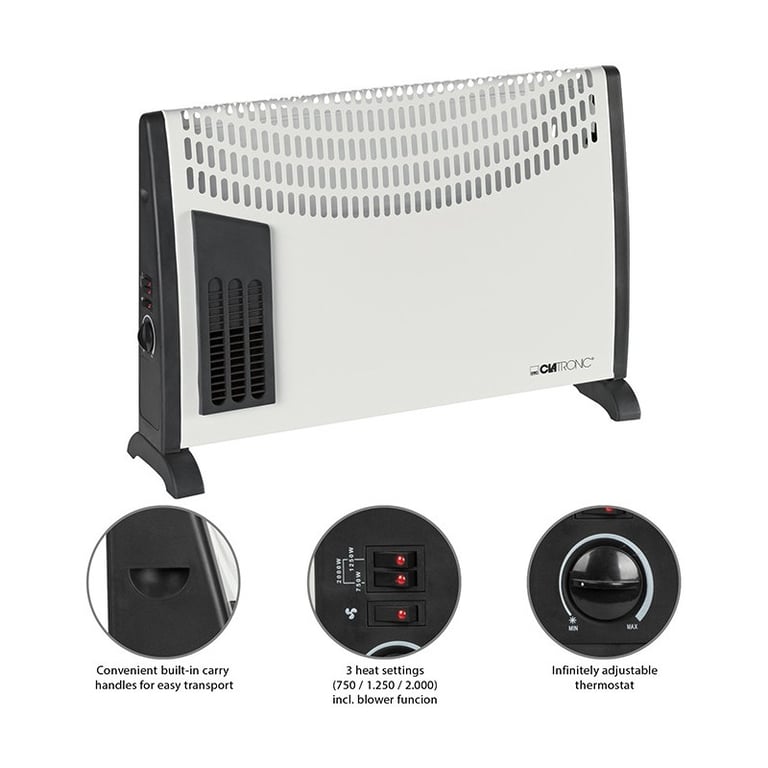 Convecteur Chauffage électrique Clatronic KH - vue 4