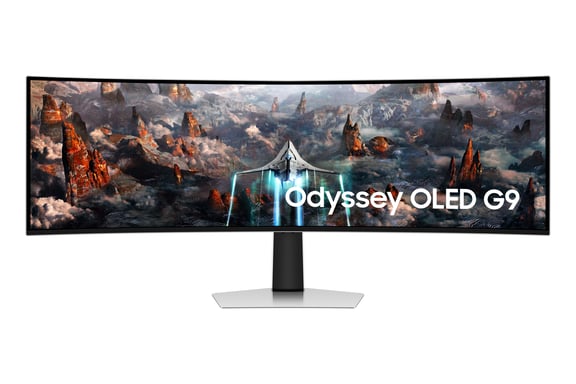 Monitor plano para PC Samsung Odyssey LS49CG934SUXEN 124,5 cm (49'') DQHD OLED Plata