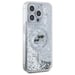 Custodia Karl Lagerfeld per iPhone 15 Pro Max 6,7'' Liquid Glitter custodia rigida trasparente Karl&Choupette Head Magsafe