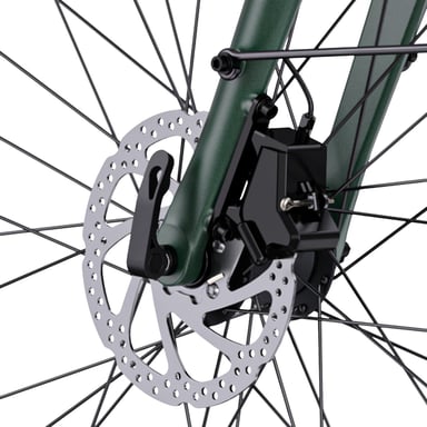 Bicicleta Eléctrico ENGWE N1 AIR | Velocidad Máx 25 km/h | Autonomía 100 km | Motor 250W | Batería 36V 10Ah | Neumáticos de 27.5 Pulgadas | Gris | VersióN HidráUlica