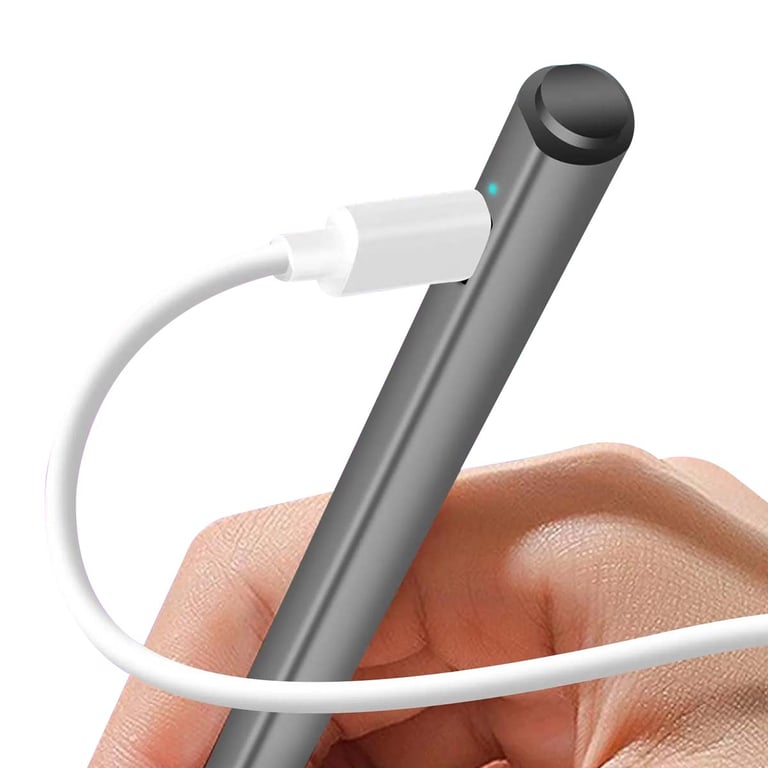 Stylet pour iPad/iPad Pro Rechargeable Série Neo en Alumnium Anodisé Gris - Neuf
