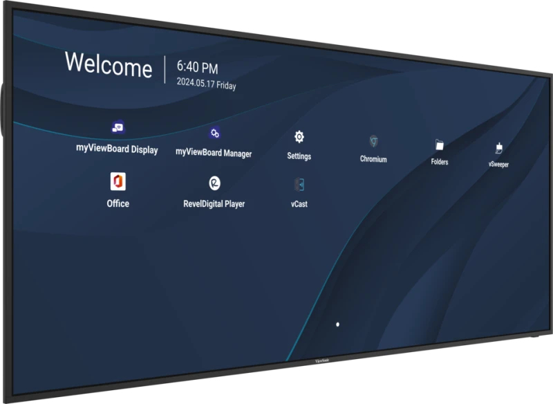 ViewSonic CDE105UW Ecran LED 105 avec lecteur multimédia intégré Android 5K UHD 500 cdm² - vue 3