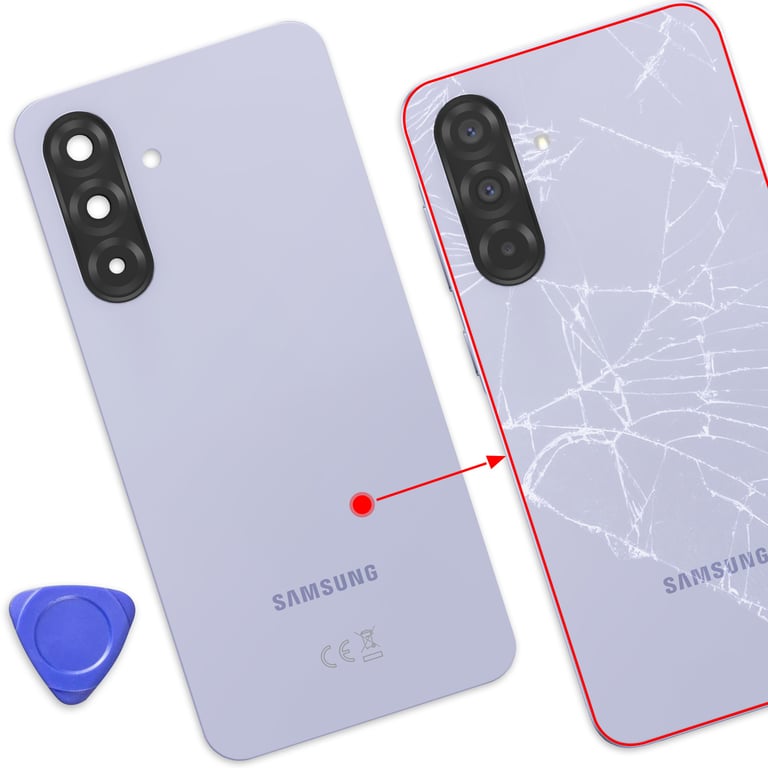 Cache Batterie de Remplacement pour Galaxy A36 Service Pack avec Adhésif Lavande - Neuf