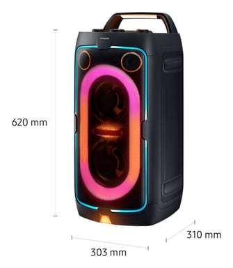 Samsung Sound Tower MX-ST40F 2025, 160W, Inalámbrico, IPX4