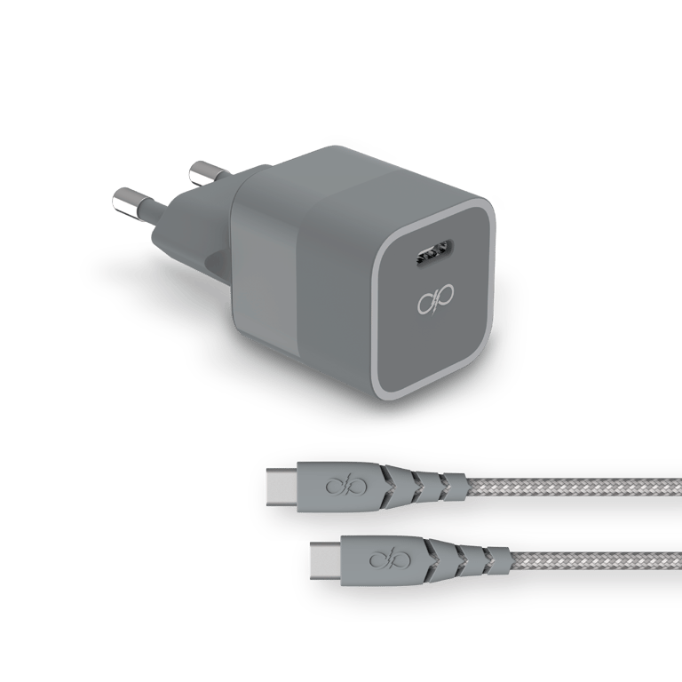 Chargeur maison Force Power compatible Power Delivery + Câble renforcé USB - vue 2