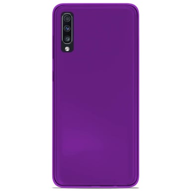 Coque silicone unie compatible Givré Violet Samsung Galaxy A70