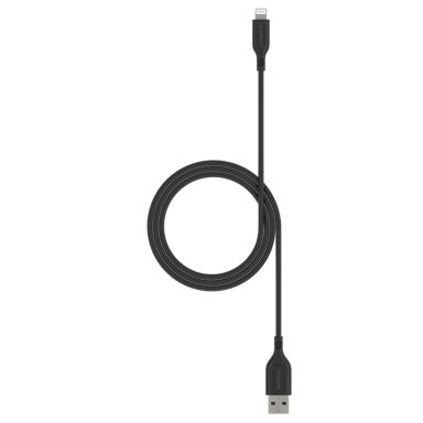 MOPHIE ESSENTIALS CÂBLE USB-A VERS LIGHTNING / 2M / 12W / BLANC
