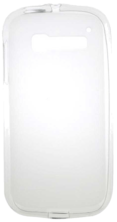 Coque silicone unie compatible Givré Blanc Alcatel One Touch Pop C9