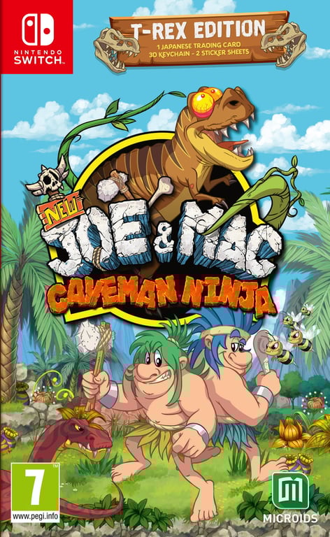 New Joe and Mac Caveman Ninja T Rex Edition Nintendo Switch - vue 1
