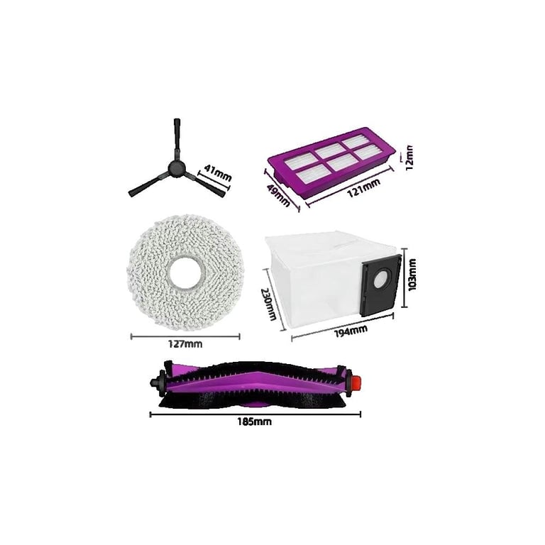 Kit de pièces de rechange Aspirateurs balai Midea V15 Neuf