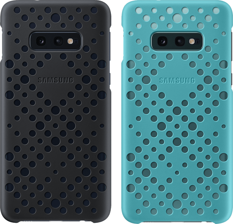 Coque perforée Noire et verte pour Samsung G S10E Samsung