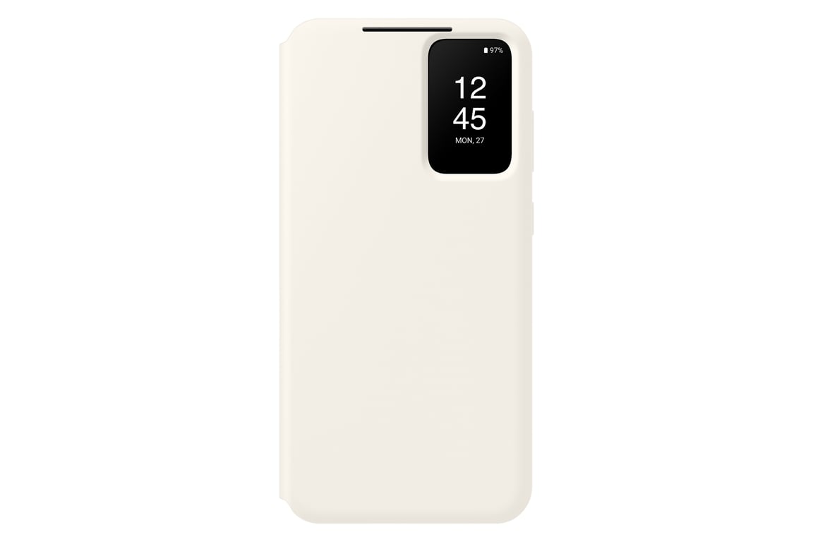 Etui S23+ Smart View porte carte Creme