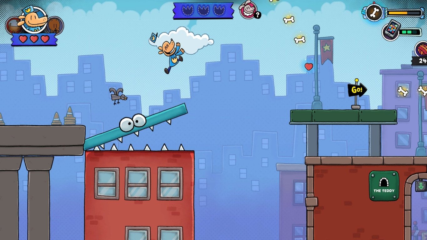 Dog Man Bark in Action Jeu PS5 - vue 3