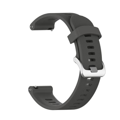 Bracelet de montre en silicone pour Garmin Forerunner 245 Grey 20 mm