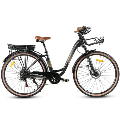 Bicicleta eléctrica SAMEBIKE RS-A07 de 28'', motor de 500 W, batería de 36 V y 13 Ah, cómoda para ciudad y ocio, para mujer