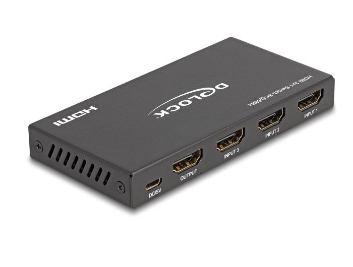 DeLock Commutateur HDMI 3 ports 8K @ 60 Hz - vue 2