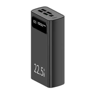 Powerbank 30000mAh Leotec LEPOW30W22W- 22.5W- Negra