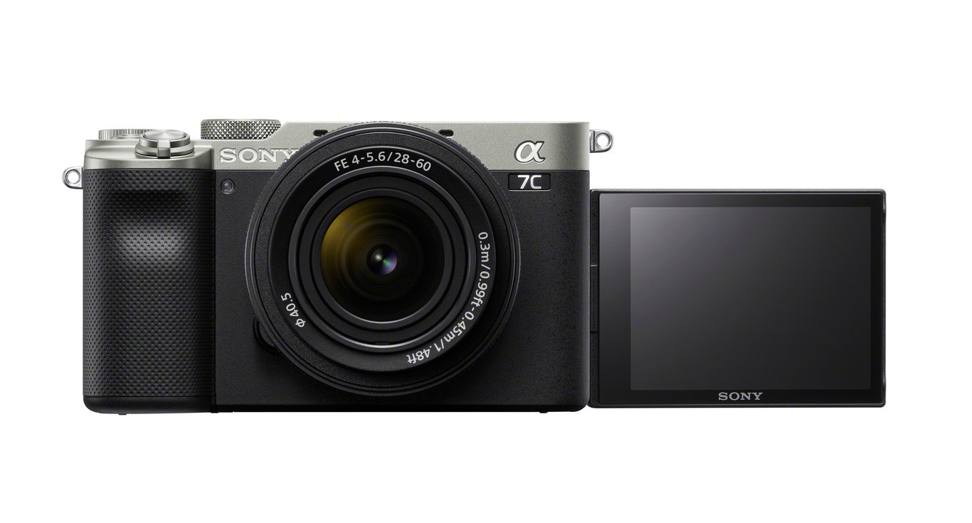 Sony Alpha 7C MILC 24,2 MP CMOS 6000 x 4000 pixels Noir, Argent - Neuf