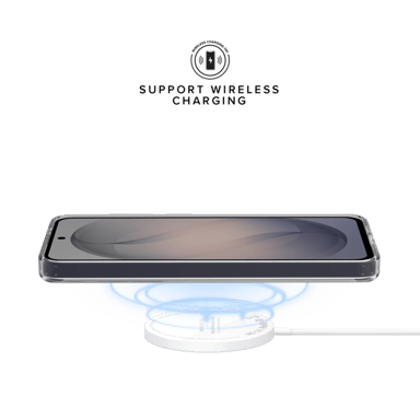 Coque hybride invisible fabriqué avec 83% de plastique recyclé pour Samsung Galaxy S26 5G, Transparente