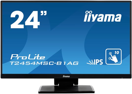iiyama ProLite T2454MSC-B1AG écran plat de PC 60,5 cm (23.8'') 1920 x 1080 pixels Full HD LED Écran tactile Multi-utilisateur Noir