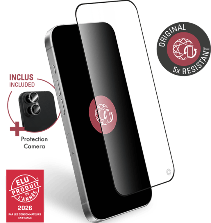 Pack Protège écran + Protège Lentilles caméra pour iPhone 16 - vue 3