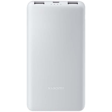 Xiaomi PowerBank Lite 10 000 mAh - 2 ports USB-A, 1 port USB-C - Charge rapide 22,5 W - Charge simu
