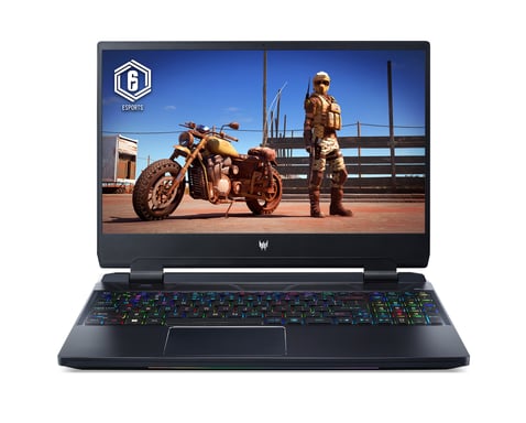 Portátil Acer Predator Helios 300 PH315-55-58FY i5-12500H 39,6 cm (15,6'') Full HD Intel® Core? i5 16 GB DDR5-SDRAM 512 GB SSD NVIDIA GeForce RTX 3070 Ti Wi-Fi 6 (802.11ax) Windows 11 Home Negro