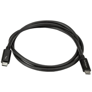 StarTech.com Cavo USB-C Thunderbolt 3 (20 Gb/s) da 1 m - Compatibile con Thunderbolt, USB e DisplayPort - M/M