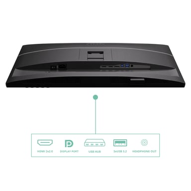 AOC Q27P4U écran plat de PC 68,6 cm (27'') 2560 x 1440 pixels Wide Quad HD Noir