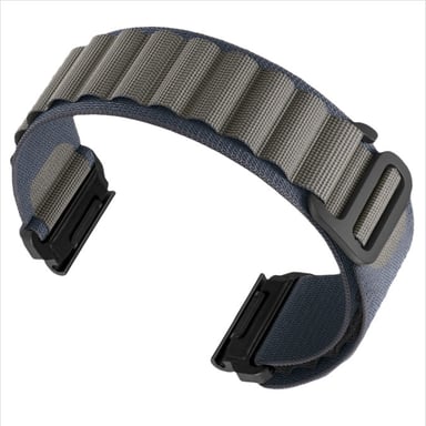 Bracelet de montre en nylon pour Garmin Fenix ??8/8S/6/6X/7/7X/Pro/Tactix Blue 26 mm