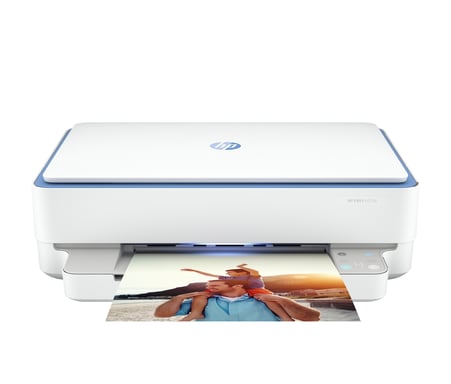 HP Envy 6010e Todo en Uno Color de Inyección de Tinta Copiadora Escáner - Ideal para la familia - 6 meses de tinta instantánea incluida con HP+ - Impresora HP Envy 6010e