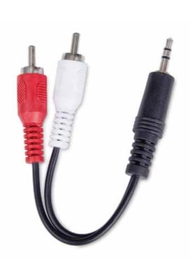 DCU Advance Tecnologic 302115 cable de audio 1,5 m 3,5mm 2 x RCA Negro, Rojo, Blanco