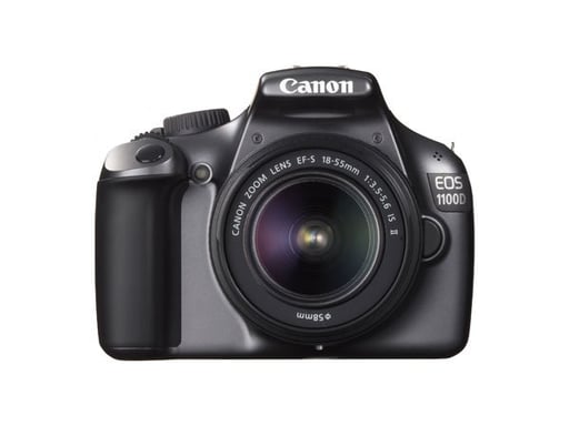 Canon EOS 1100D + EF-S 18-55mm Kit d'appareil-photo SLR 12,2 MP CMOS 4272 x 2848 pixels Gris