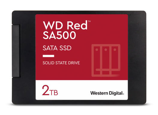 SSD Interno WD Red SA500 2 To 2,5'' SATA 6 Gb/s - Almacenamiento de Alto Rendimiento