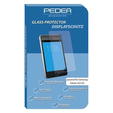 PEDEA 11170186 écran et protection arrière de téléphones portables Protection d'écran transparent Samsung 1 pièce(s)