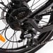 Bicicleta eléctrica plegable Onemile E2, 250W, 36V 10Ah, 25 km/h, negra.