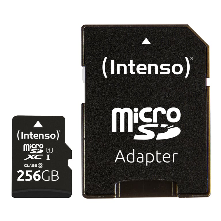 Intenso microSD Karte UHS-I Premium 256 Go Classe 10 - Neuf
