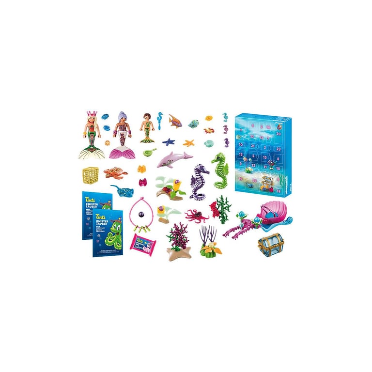 Playmobil Calendrier de avent 70777 Jeu de bain Le monde des sirènes Neuf - vue 2