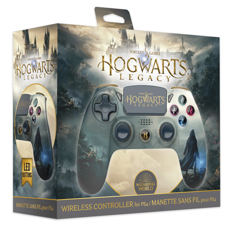 Manette Sans Fil Hogwarts Legacy Paysage pour PS4 Neuf - vue 2